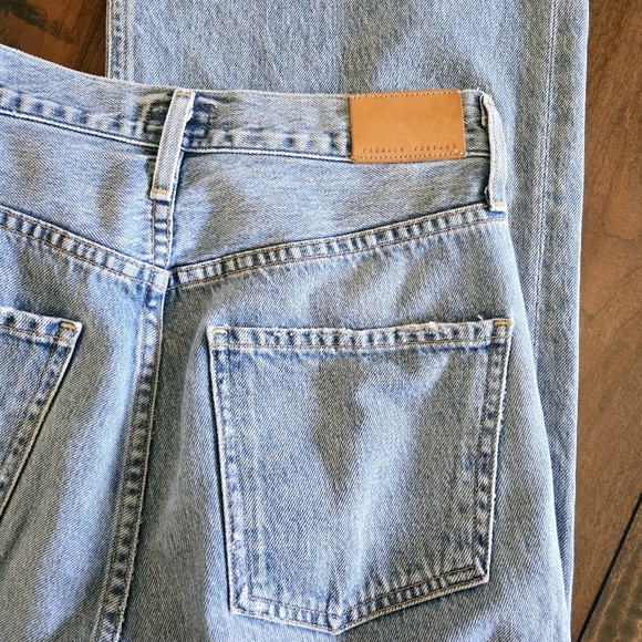 Citizens Of Humanity Sacha High Rise Wide Leg Button Fly Jean in Promise Size 26 - Picture 10 of 16